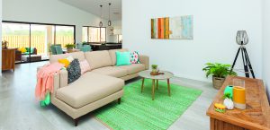 lounge area visual diversity homes display home pacific cove