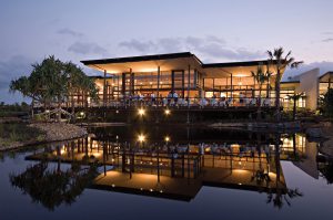 pacific harbour golf & country club night time view