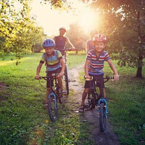 Meadows at Plainland 1 Kids on Bike